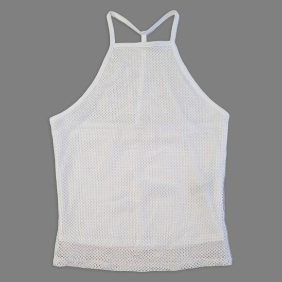 Garage White Sporty Activewear Tank Tops, Athletic Top, Size S - Picture 1 of 6
